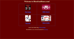 Desktop Screenshot of bloodandbones.com